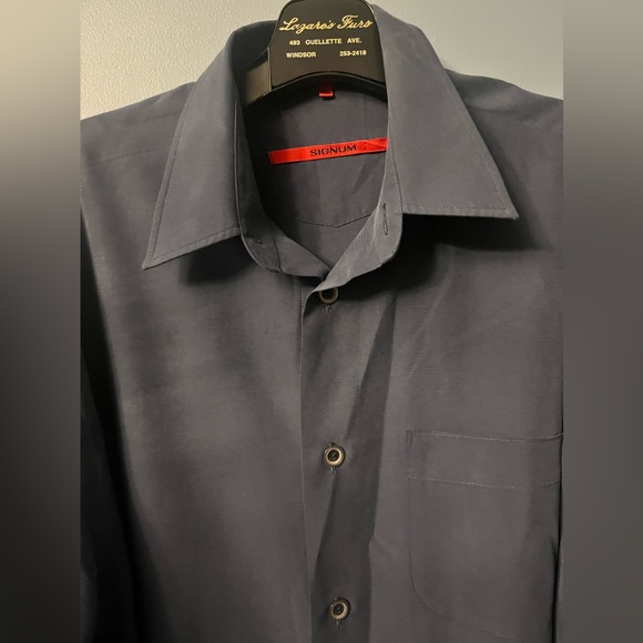 Signum Mens Slate Gray Shirt ! - Picture 2 of 4